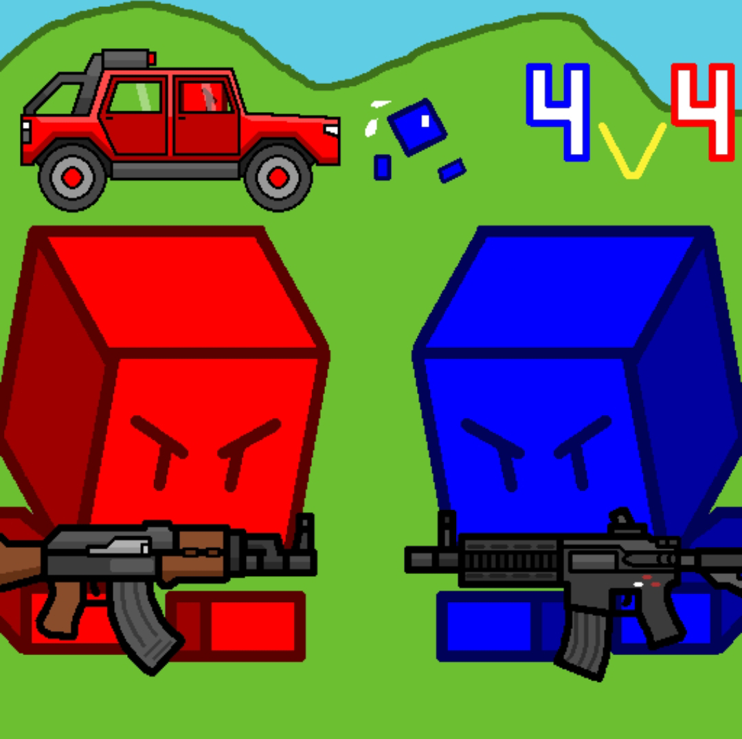 红蓝战争模拟器无限金币版中文版免广告